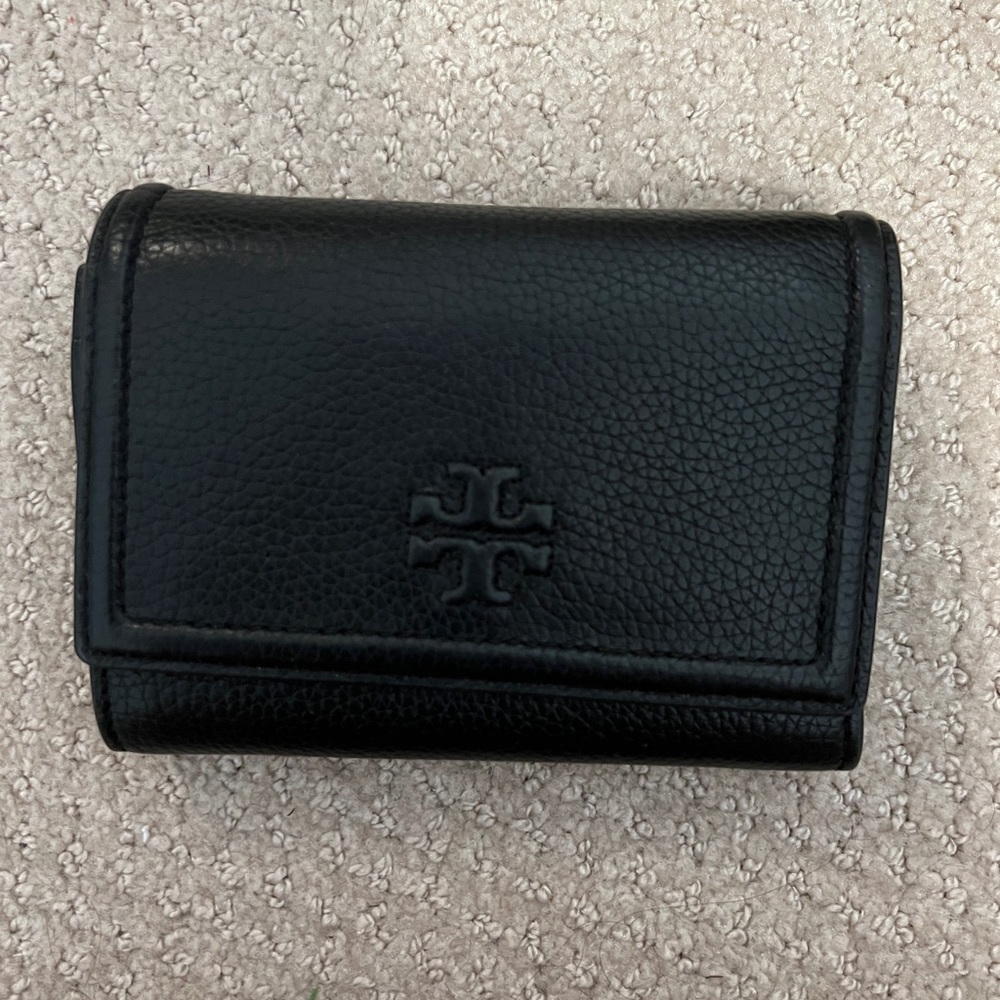 Tory Burch black large wallet